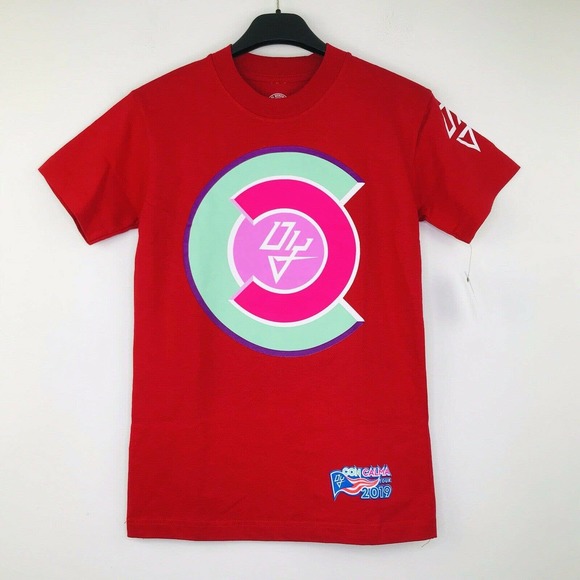 Daddy Yankee Men's M T Shirt Con Calma Tour 2019 Red Official Merchandise Y17 - Picture 1 of 4